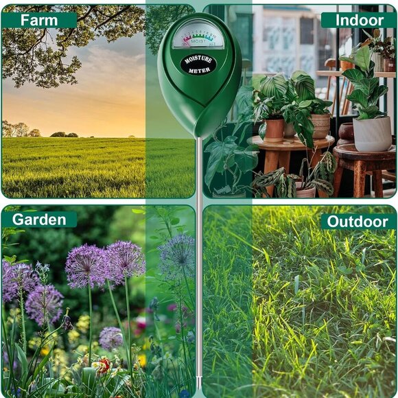 Moisture Meter Water Monitor Soil Hygrometer Sensor Care, Lawn, Farm, Indoor & O - Picture 6 of 6